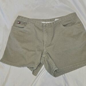 Tommy Hilfiger Women's Jeans Vintage Y2k Olive Green Sage Jean Shorts Size 4